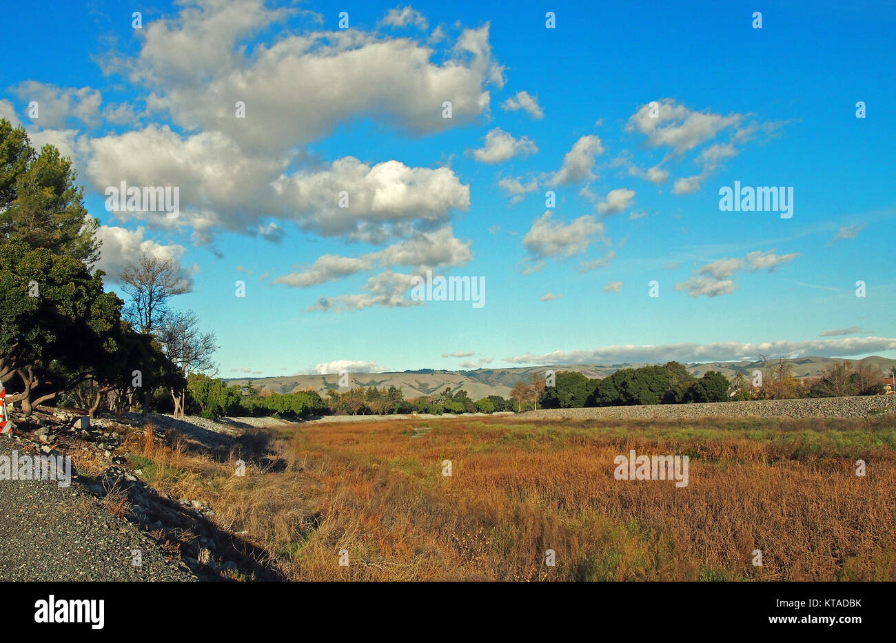 Le ruisseau d'Alameda, Californie sentier régional Banque D'Images