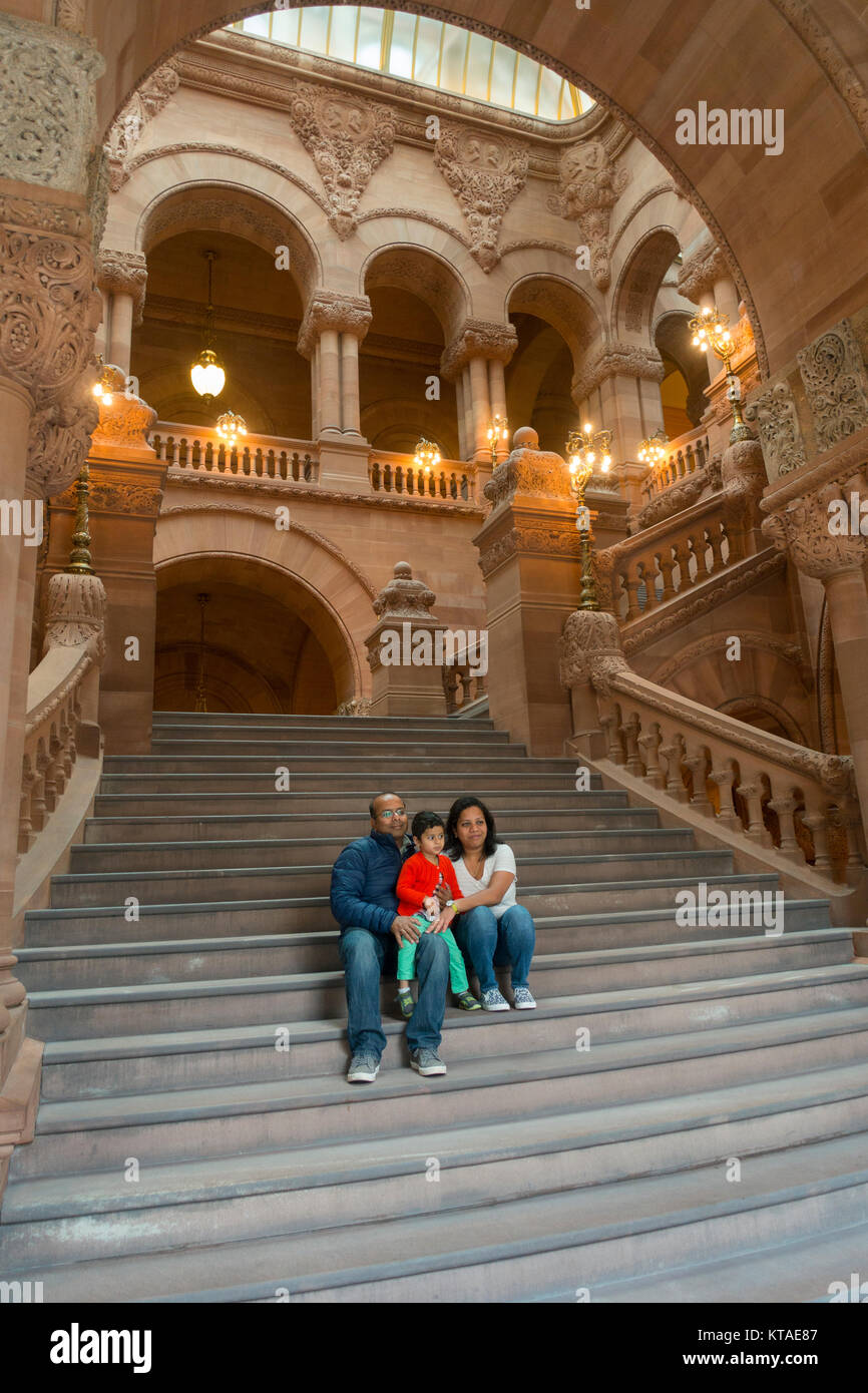 L'état de New York, Albany construction capital Banque D'Images
