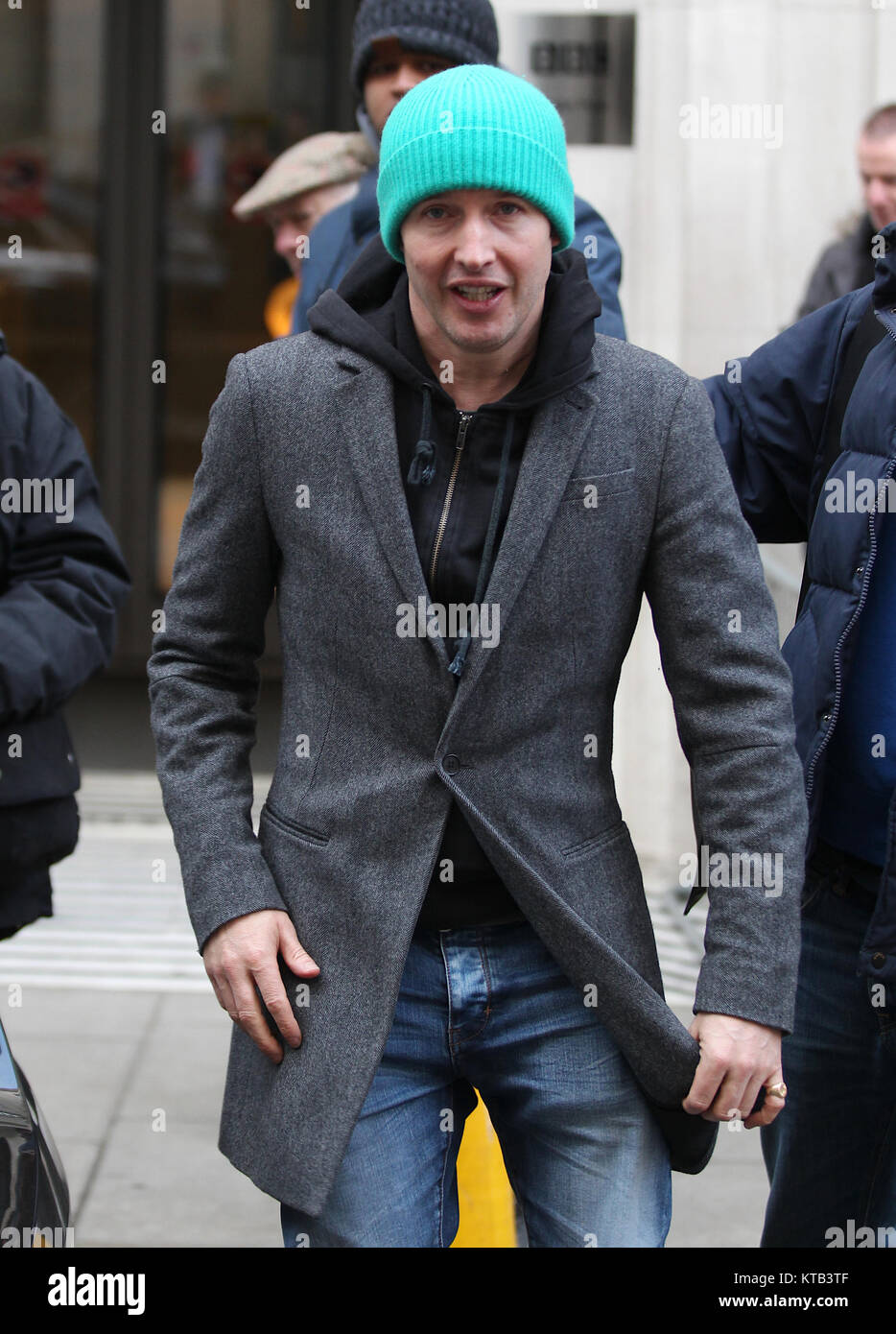 Londres, Royaume-Uni. 16 Décembre, 2017. James Blunt vu à la BBC Radio 2 Studios à Londres Banque D'Images