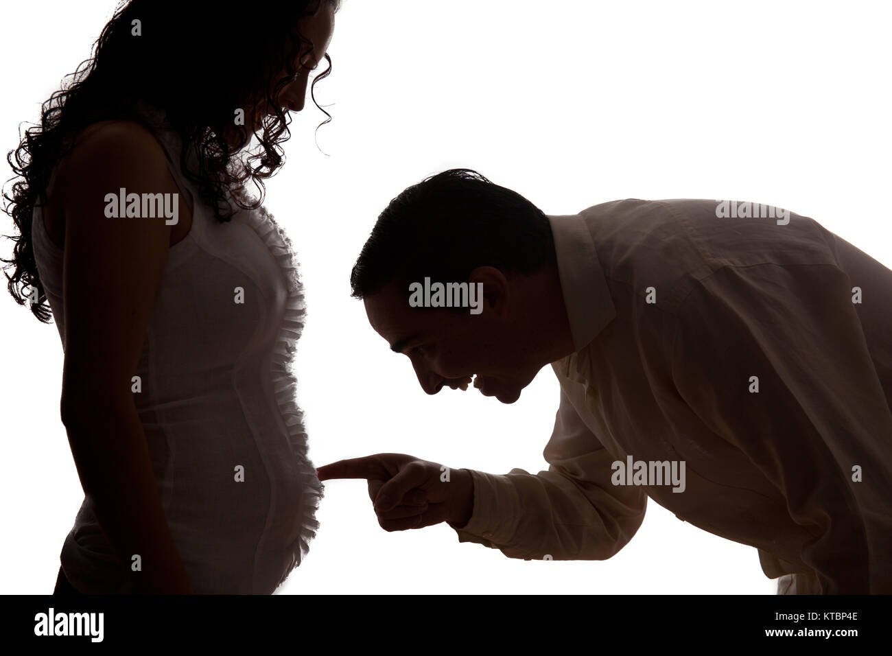Couple Attendant Leur Bebe 18 Semaines Photo Stock Alamy