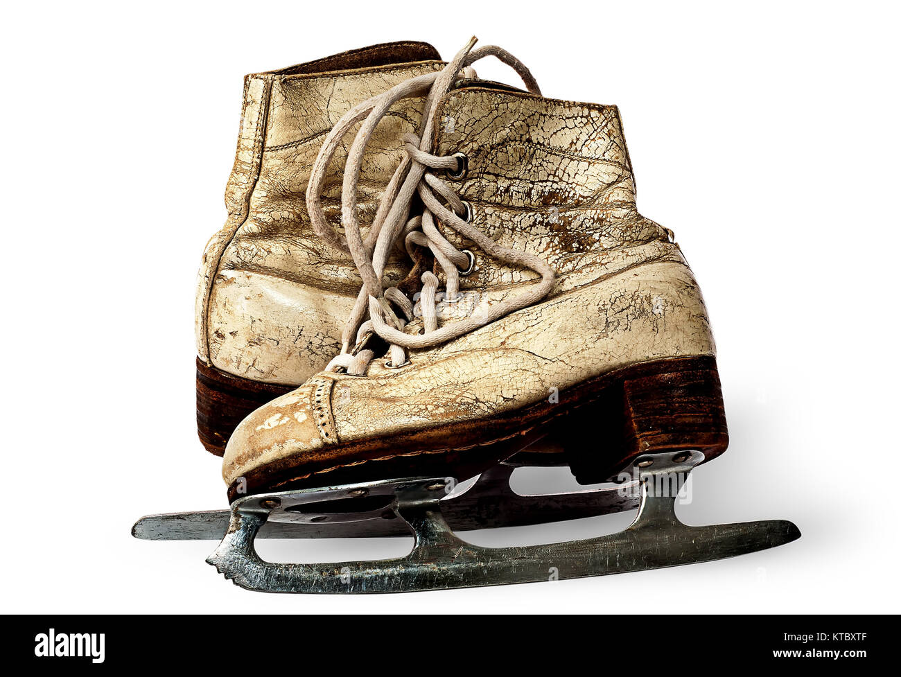 Une paire de patins sont des femmes l'un vers l'autre Banque D'Images