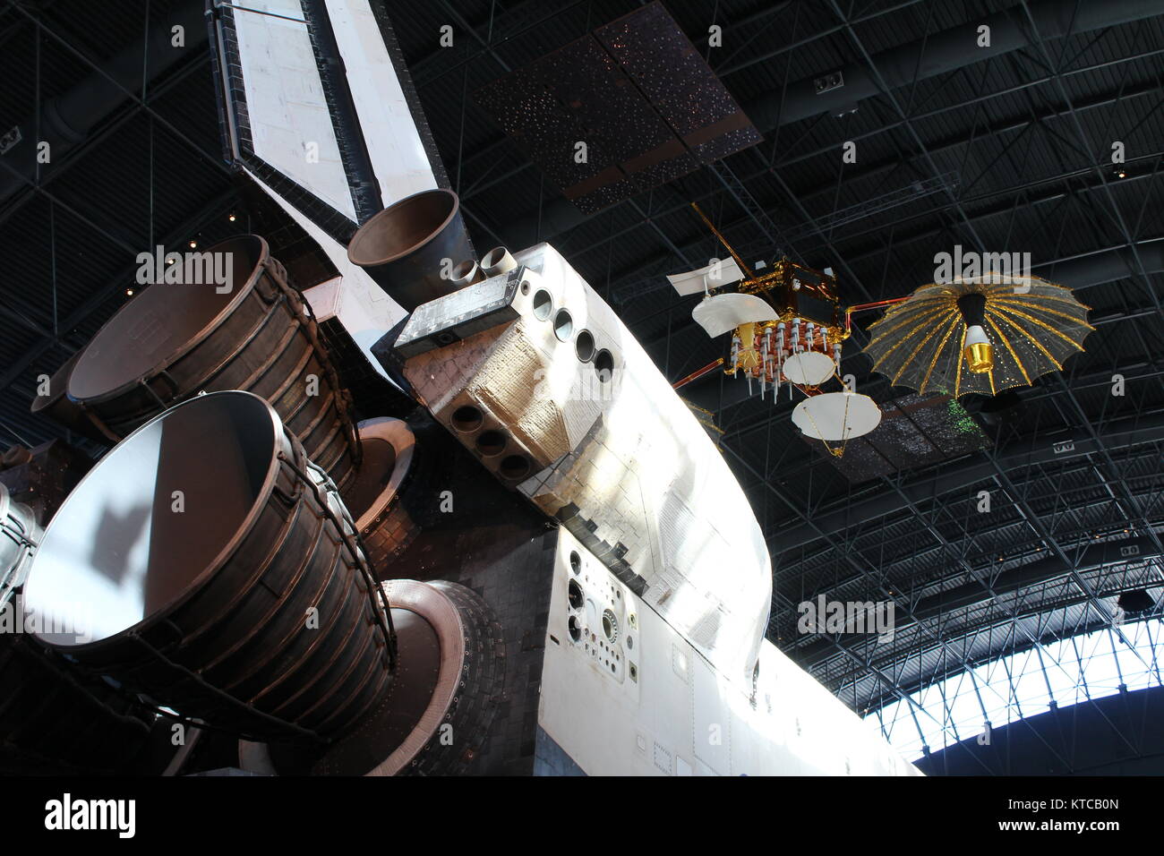 La navette spatiale Discovery au National Air and Space Museum Banque D'Images