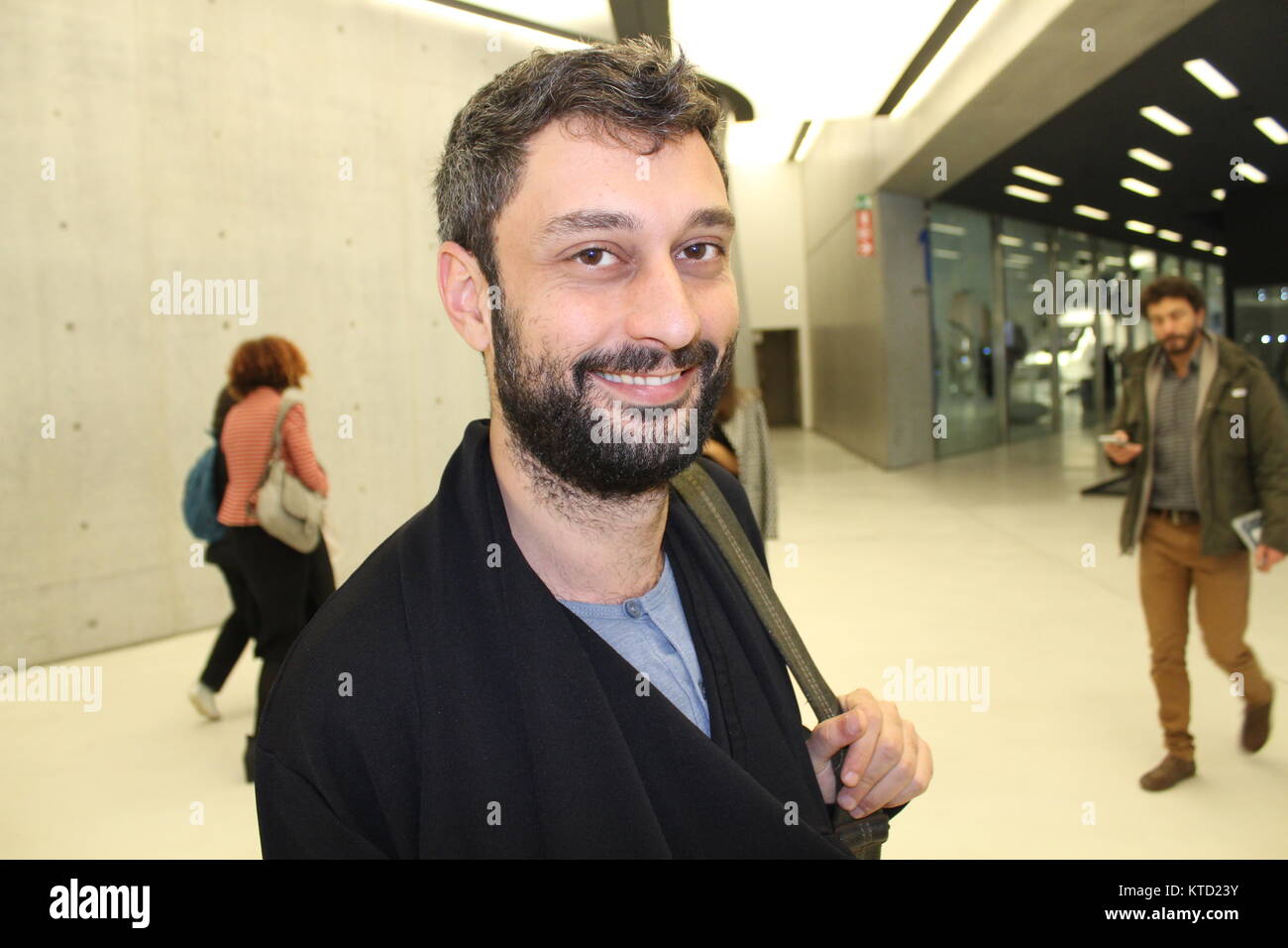 Roy Directeur du cinéma libanais à Dib MAXXI Roma - 14/11/2017 - Italie / Rome par Ali Raffaele Matar tourné en novembre 2017 - Accueil inauguration de l'exposition de Beyrouth Banque D'Images