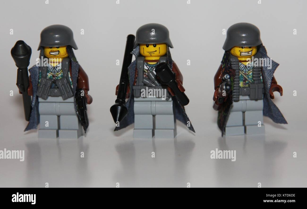 Les soldats de la DEUXIÈME GUERRE MONDIALE Allemand LEGO Photo