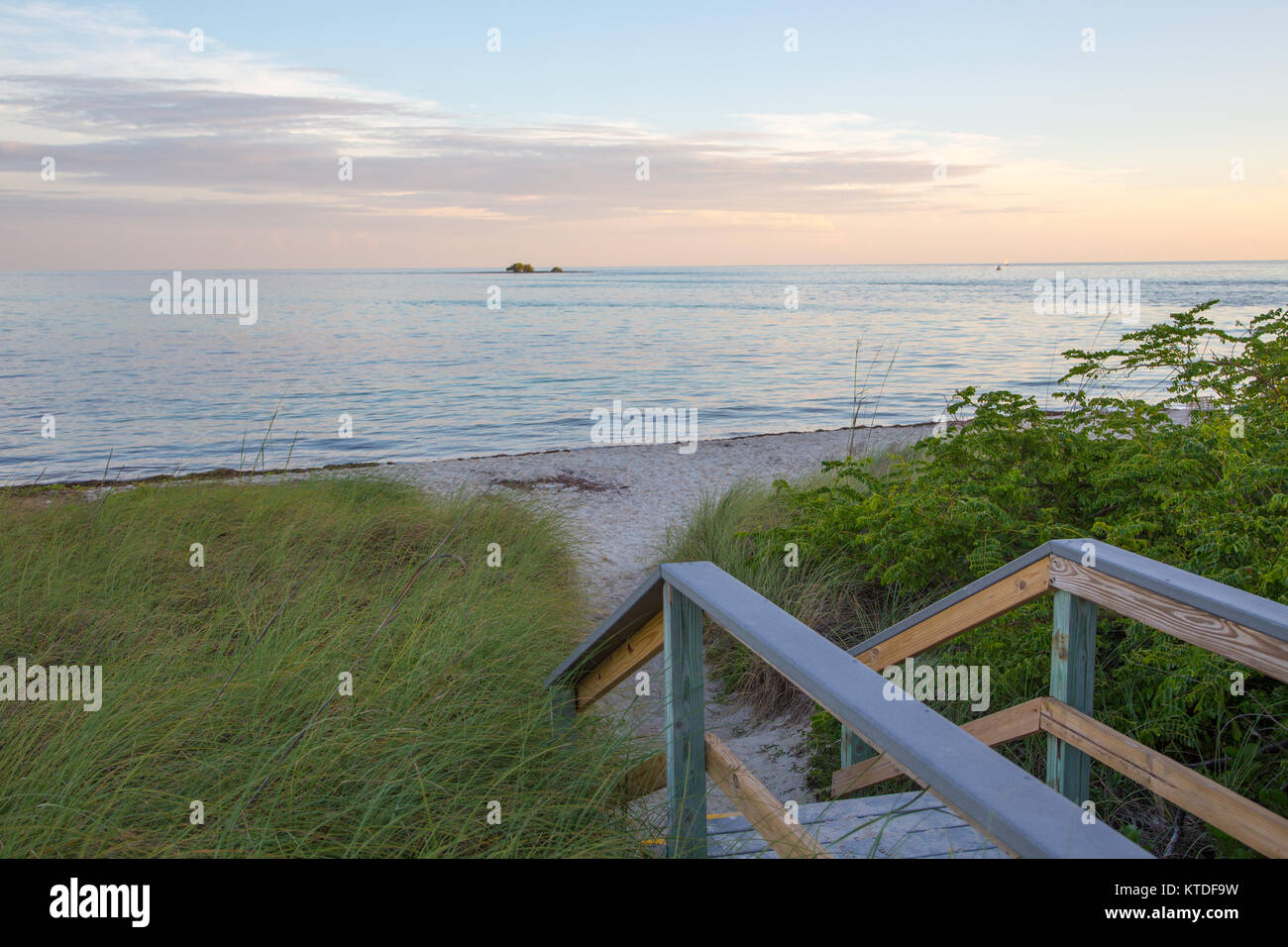 Plage à Bahia Honda State Park Banque D'Images