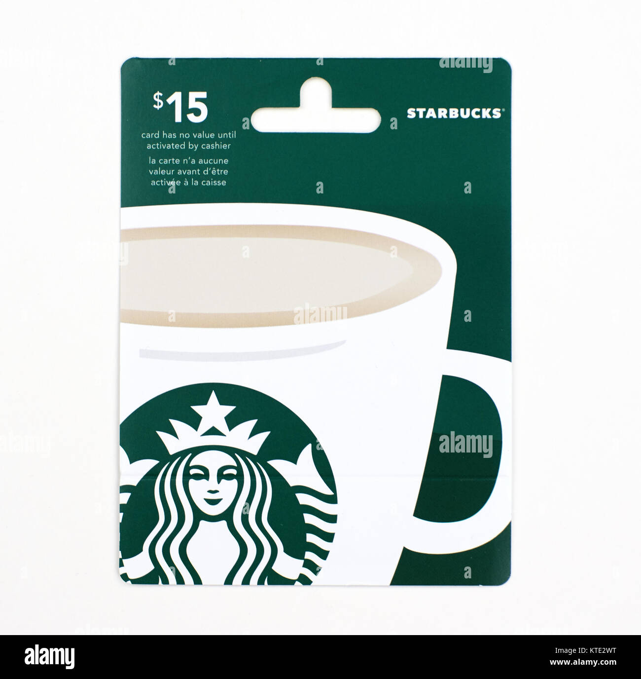 Starbucks gift card Banque de photographies et d'images à haute résolution  - Alamy