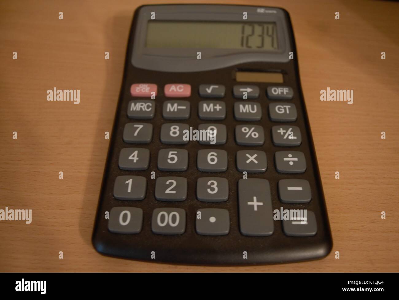 Une calculatrice sur 24 Banque D'Images