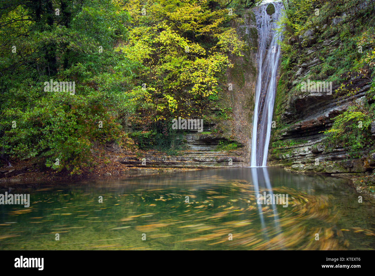 Cascade Erfelek à Sinop province,Turquie. Banque D'Images