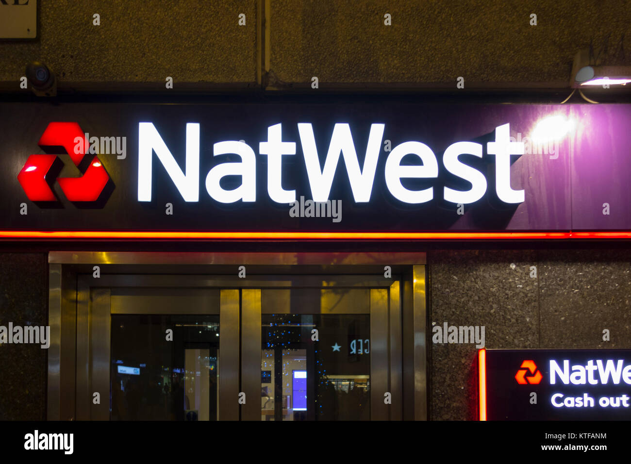 La banque NatWest sur King Street, Hammersmith, London, W6, UK Banque D'Images