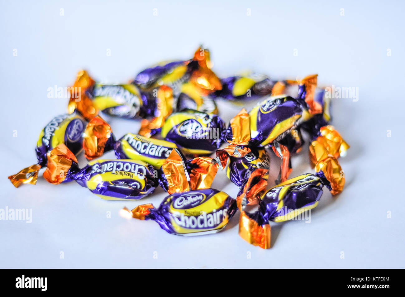 Les ingrédients alimentaires isolé sur fond blanc. Banque D'Images