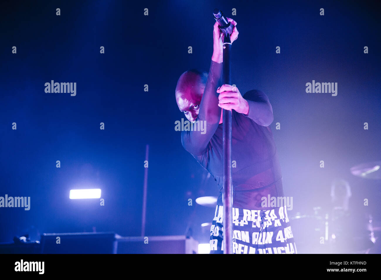 Le groupe de rock britannique Skunk Anansie effectue un concert live à Sentrum Scene à Oslo. Ici la peau est chanteuse vu sur scène. La Norvège, 01/03 2017. Banque D'Images