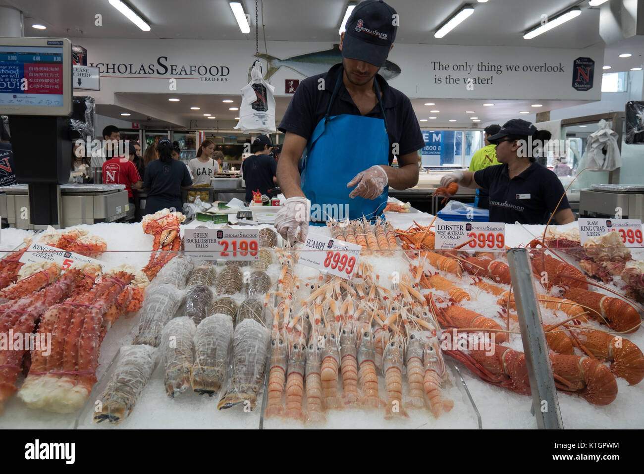 Marché de fruits de mer à Sydney Banque D'Images