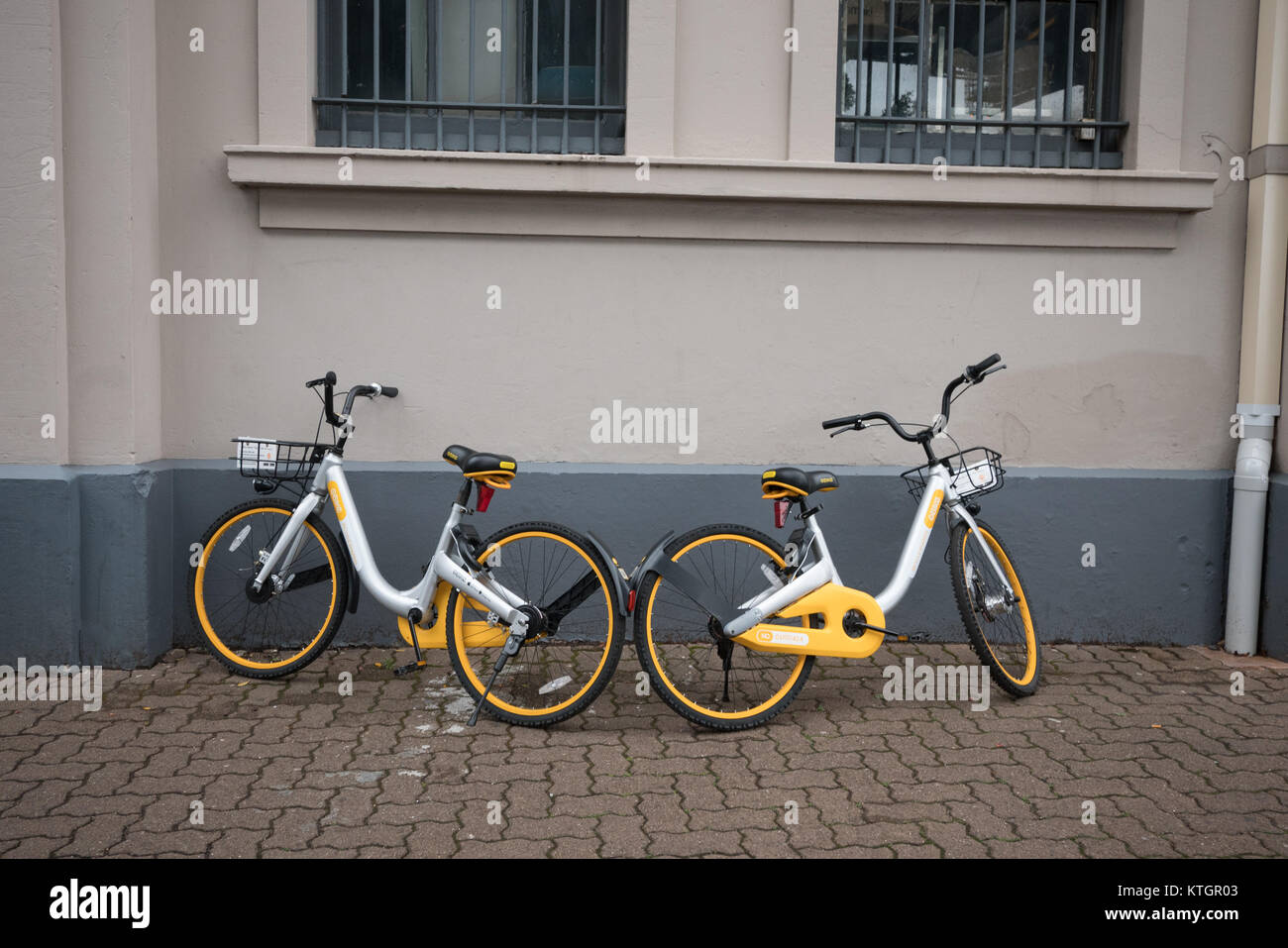 Vélos électriques de Sydney Banque D'Images