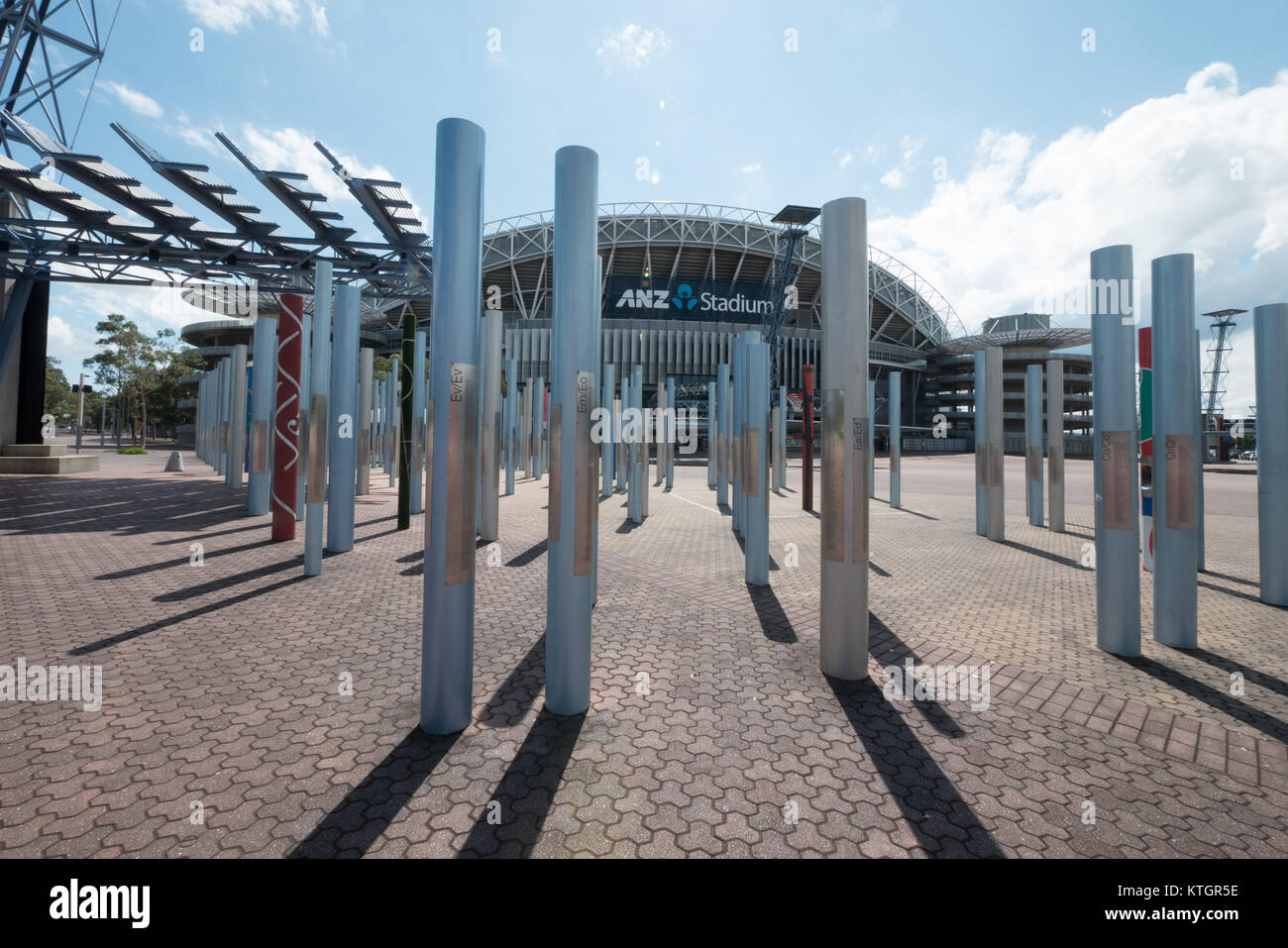 ANZ Stadium le parc olympique de Sydney Banque D'Images