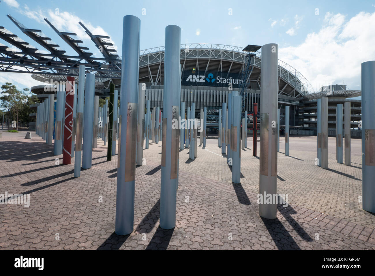 ANZ Stadium le parc olympique de Sydney Banque D'Images