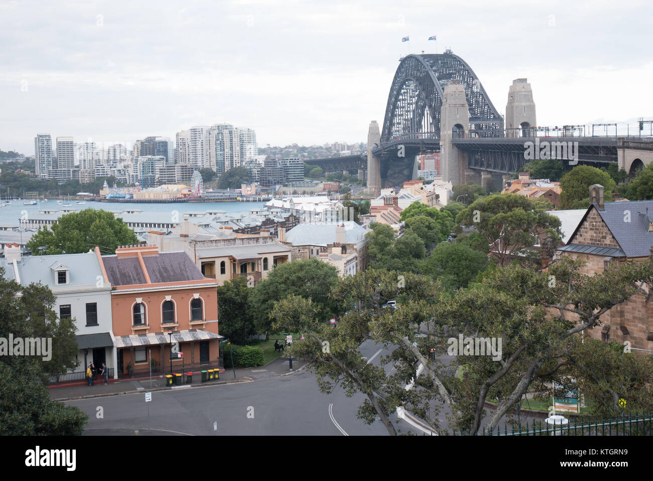 Nuageux Jour à Sydney Banque D'Images