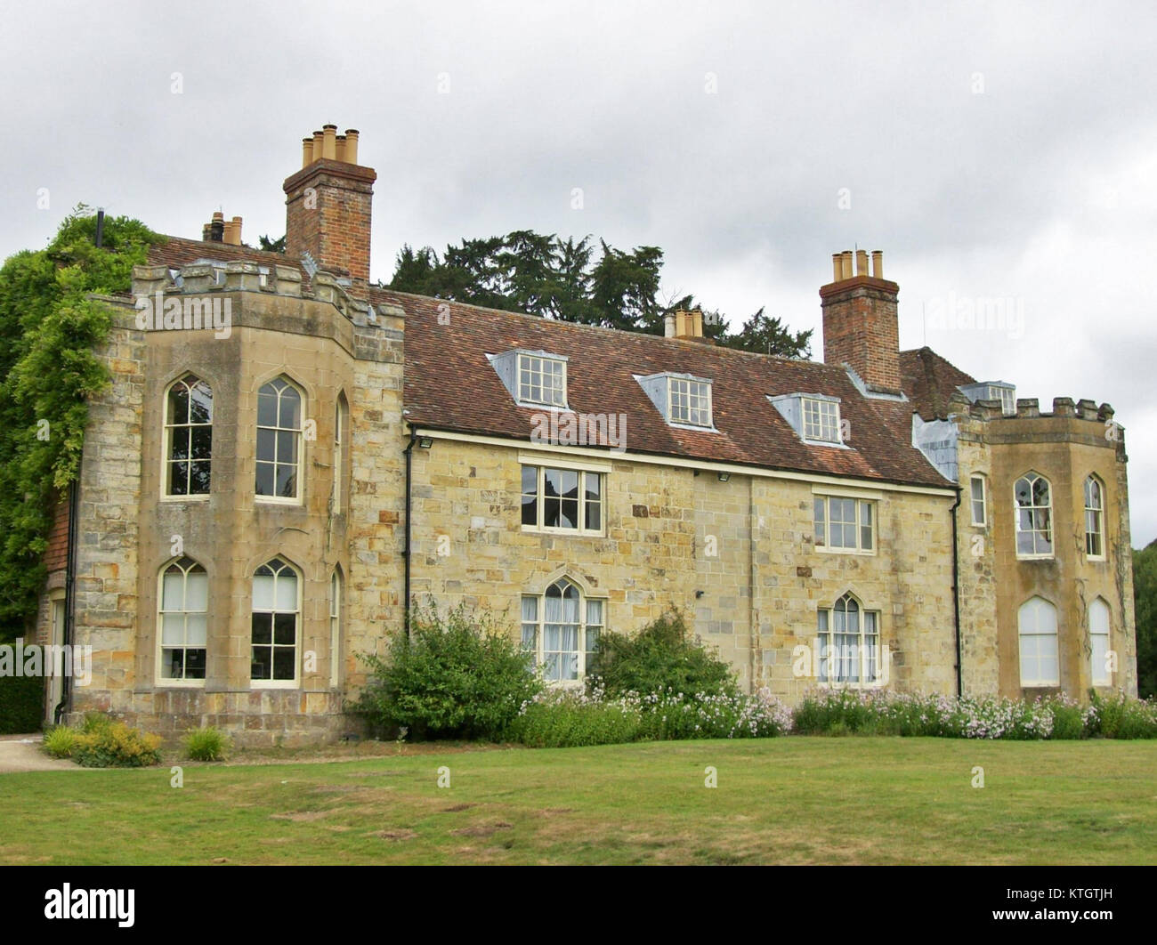 Abbaye de Bayham, Dower House Banque D'Images