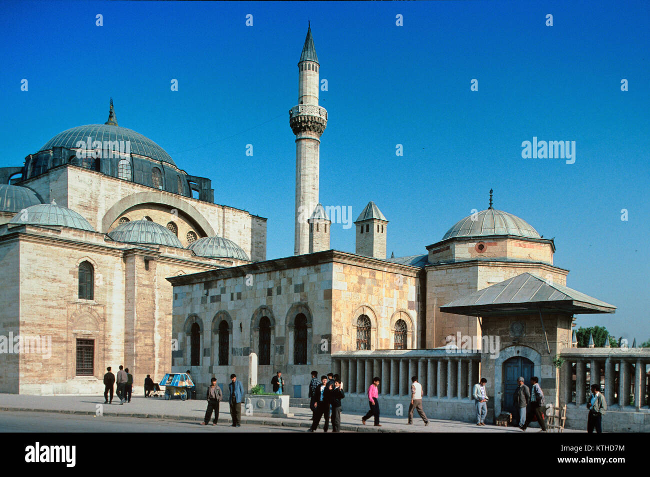 Mosquée Selimiye , ou Selim II mosquée, une mosquée de style ottoman classique (1558-1570) possible conçu par Mimar Sinan, Konya, Turquie Banque D'Images