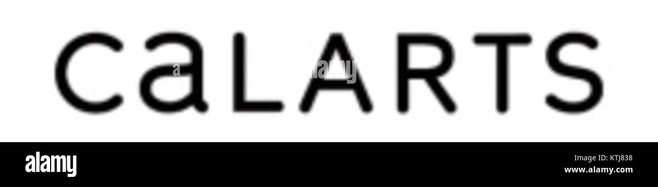 Le logo 2010 du CalArts (California Institute of the Arts) symbolise l'engagement de l'institution envers la créativité et l'innovation dans les domaines des arts et du design, représentant son identité moderne et dynamique. Banque D'Images