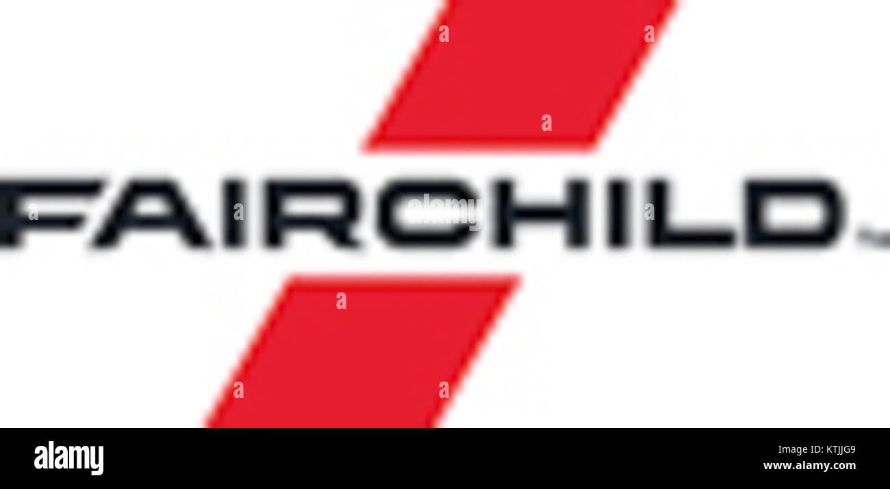 Le logo Fairchild, affiché sous la forme d'une image de 50 pixels, représente l'identité de marque de Fairchild Semiconductor, leader dans le domaine de l'électronique et des semi-conducteurs. Banque D'Images