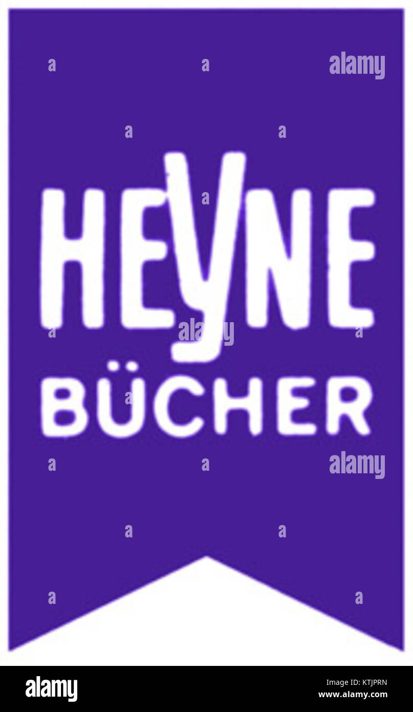 Le logo Heyne bis2003 représente une refonte ou une variation du logo Heyne de l'année 2003, associée à l'éditeur ou à la marque allemande. Banque D'Images