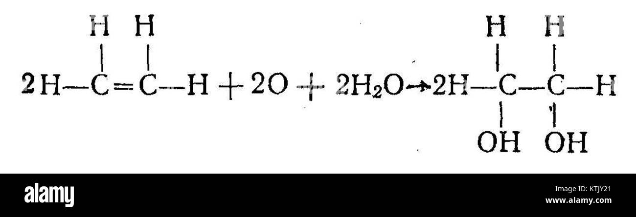 Etylen plus permanganate Kaliju se réfère à une réaction chimique impliquant l'éthylène et le permanganate de potassium, qui sont utilisés dans divers processus chimiques, y compris la synthèse organique et les réactions d'oxydation dans des applications industrielles. Banque D'Images
