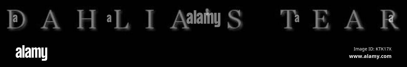 Le logo Dahlias Tear, créé en 2007, représente la combinaison artistique d’éléments floraux avec une esthétique design contemporaine. Il présente une forme de déchirure stylisée dans la composition, mettant l'accent sur l'expression émotionnelle à travers des techniques visuelles minimalistes et modernes. Banque D'Images