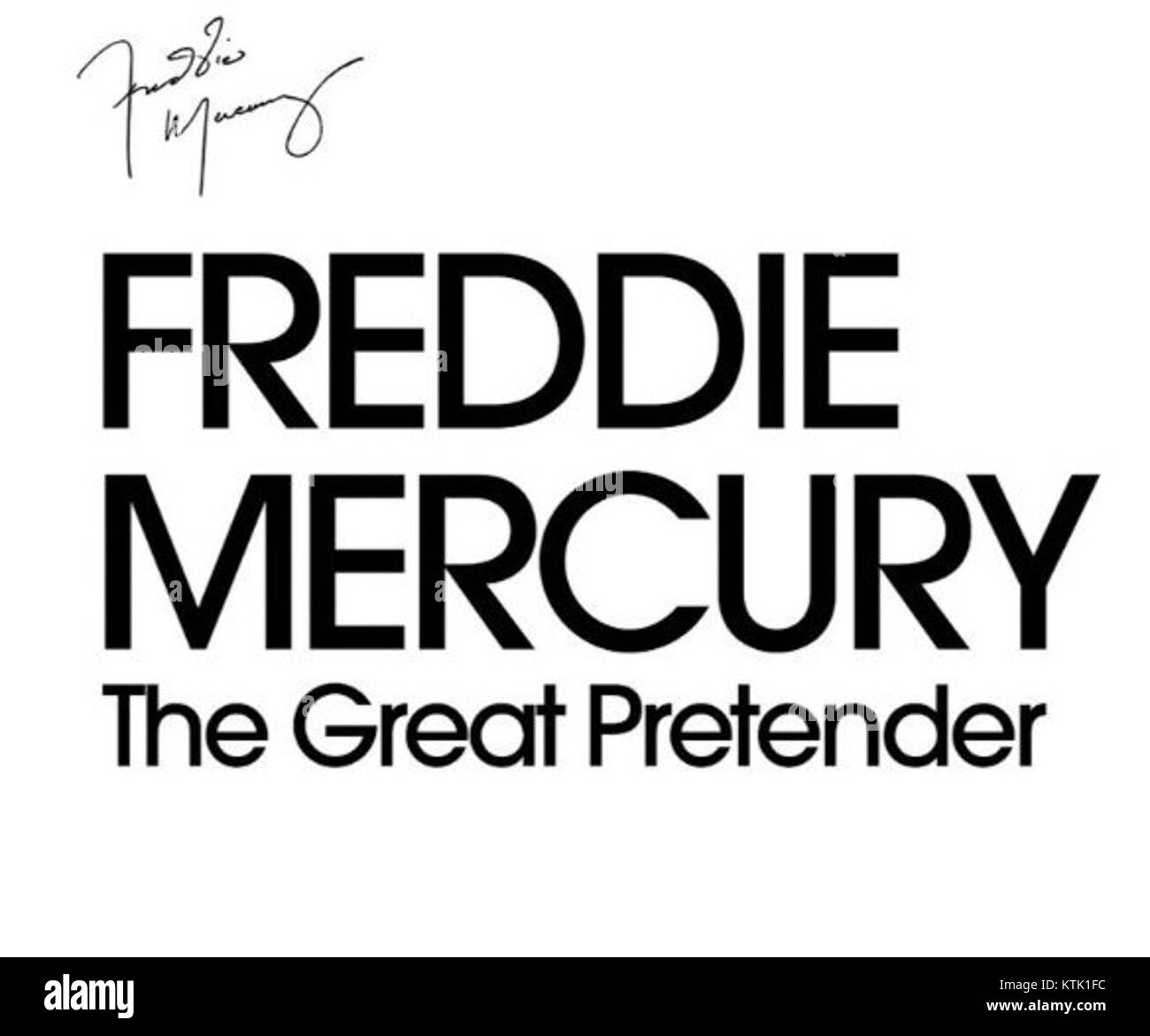 Freddie Mercury, chanteur de Queen, enregistre The Great Pretender en 1987, une reprise du hit de The Platters en 1955. La chanson met en valeur la gamme vocale de Mercury et son affection pour la pop classique, soulignant sa polyvalence en tant qu'artiste. Banque D'Images
