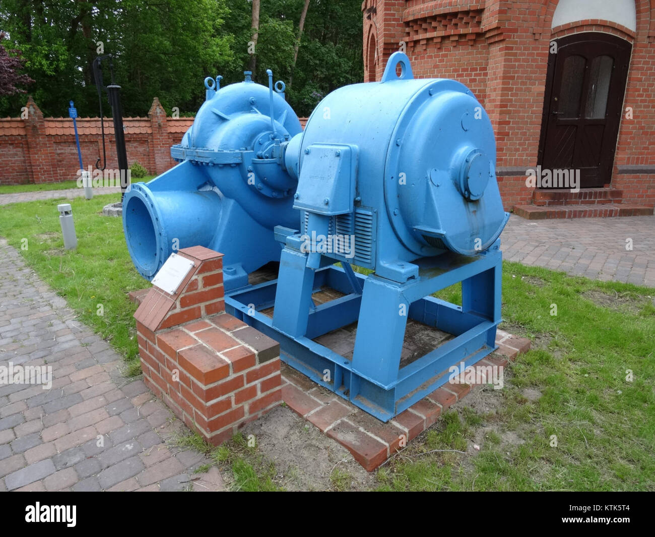 Le Musée de l'eau (BDG Muzeum Wodociagow) en Pologne offre aux visiteurs un aperçu complet de l'histoire des systèmes d'approvisionnement et de distribution d'eau. Il présente divers artefacts et expositions qui démontrent l'évolution technologique des aqueduc dans la région. Banque D'Images