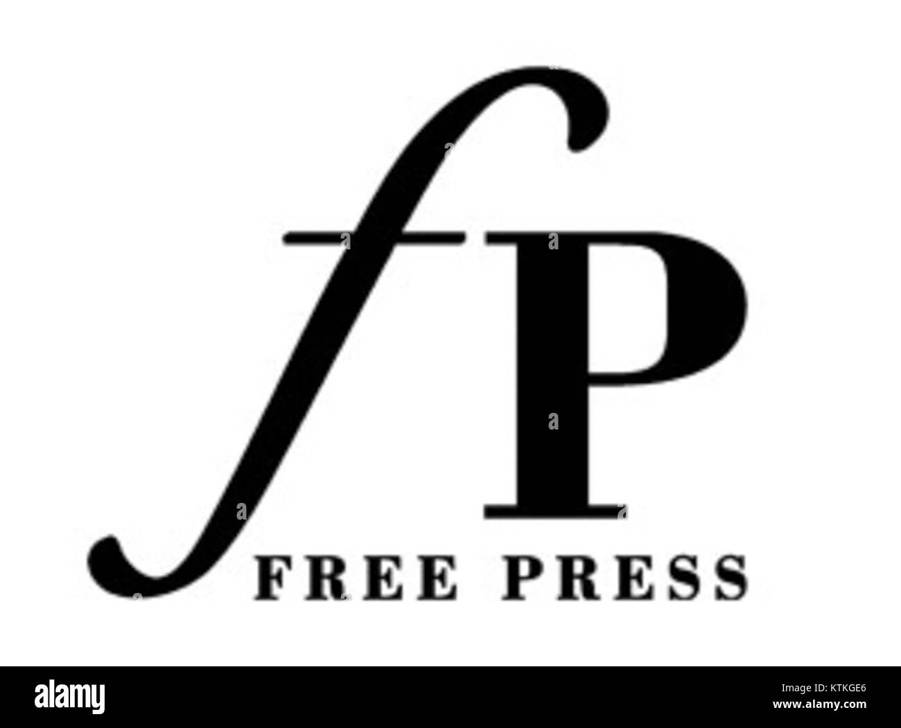 Petit logo Free Press Banque D'Images