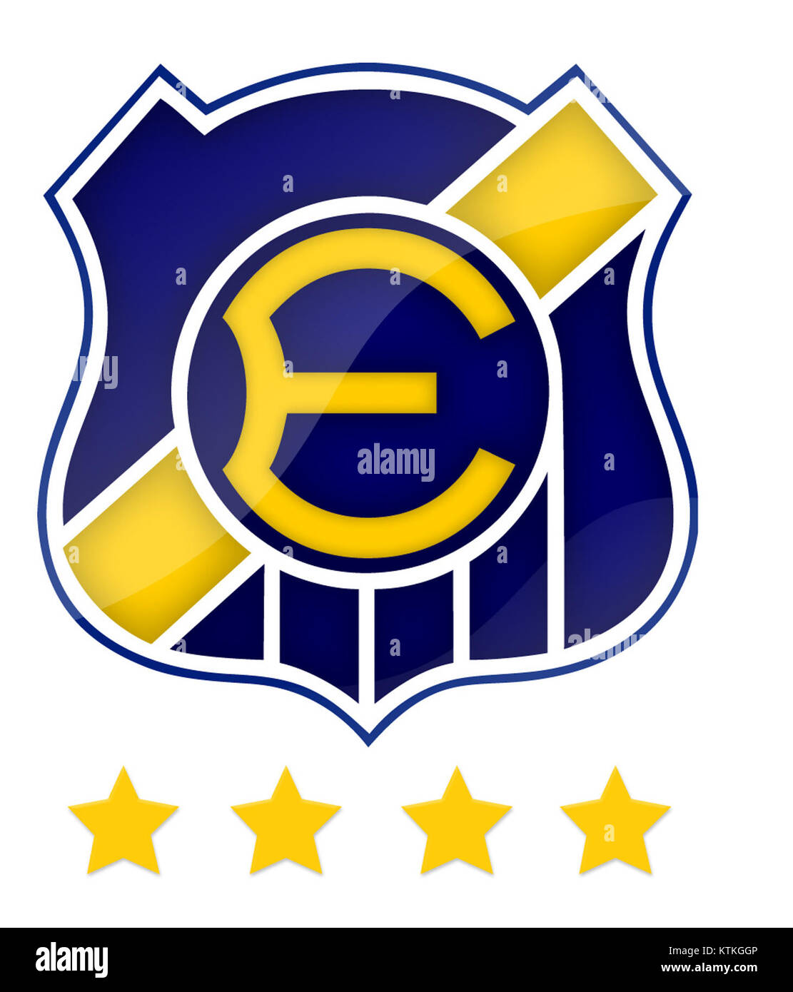 Le logo Everton représente l'emblème officiel du club de football anglais Everton, connu pour sa riche histoire dans le football anglais. Le logo arbore les couleurs traditionnelles et le design symbolique du club. Banque D'Images