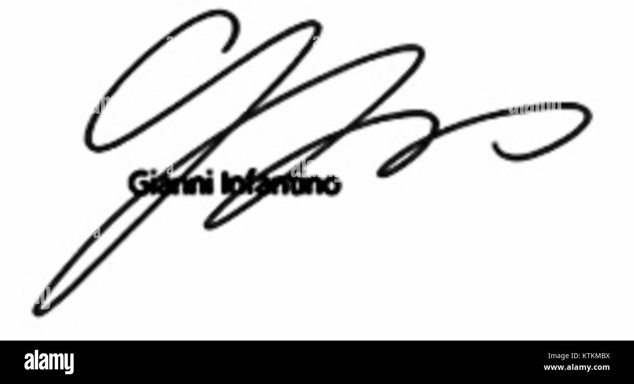 Gianni Infantino, le président de la FIFA, est connu pour son influence sur le football international. Son autographe est un souvenir remarquable pour les fans de football et les collectionneurs. Banque D'Images