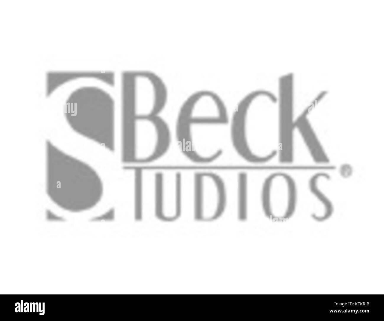 Logo Studios Beck Banque D'Images