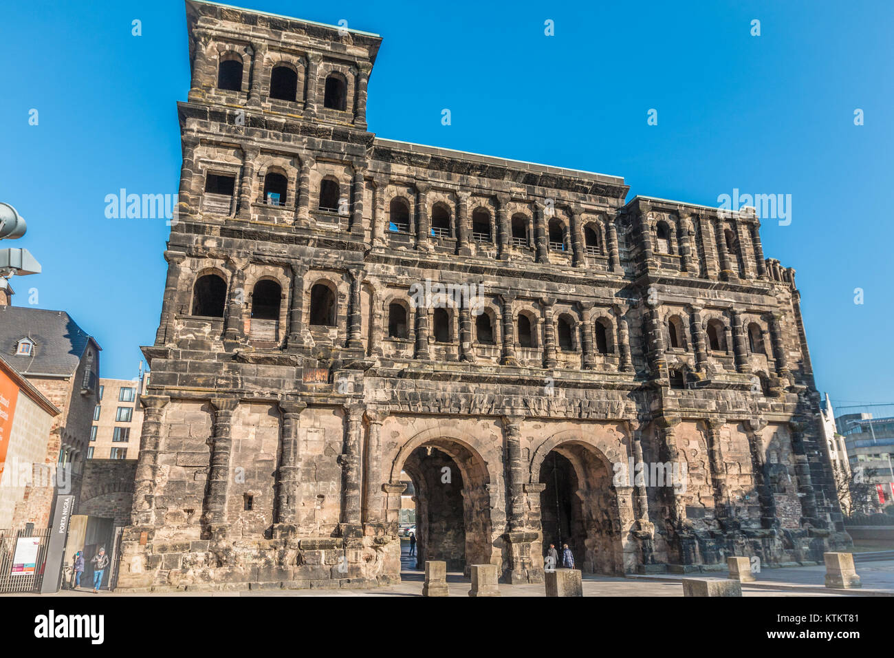 Porta Nigra Trèves Banque D'Images