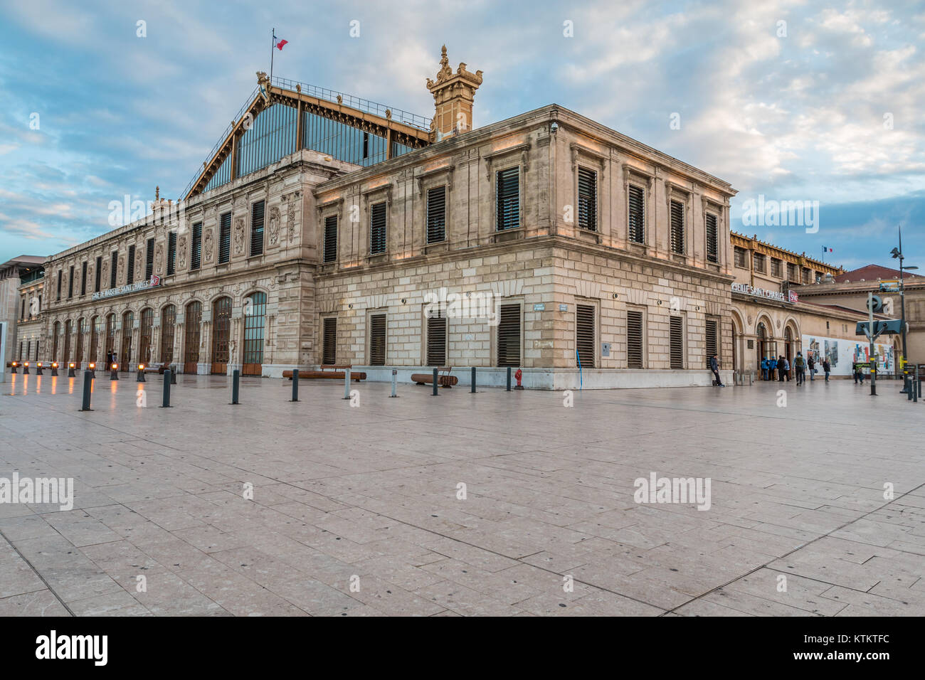 La gare Saint Charles à Marseille Banque D'Images