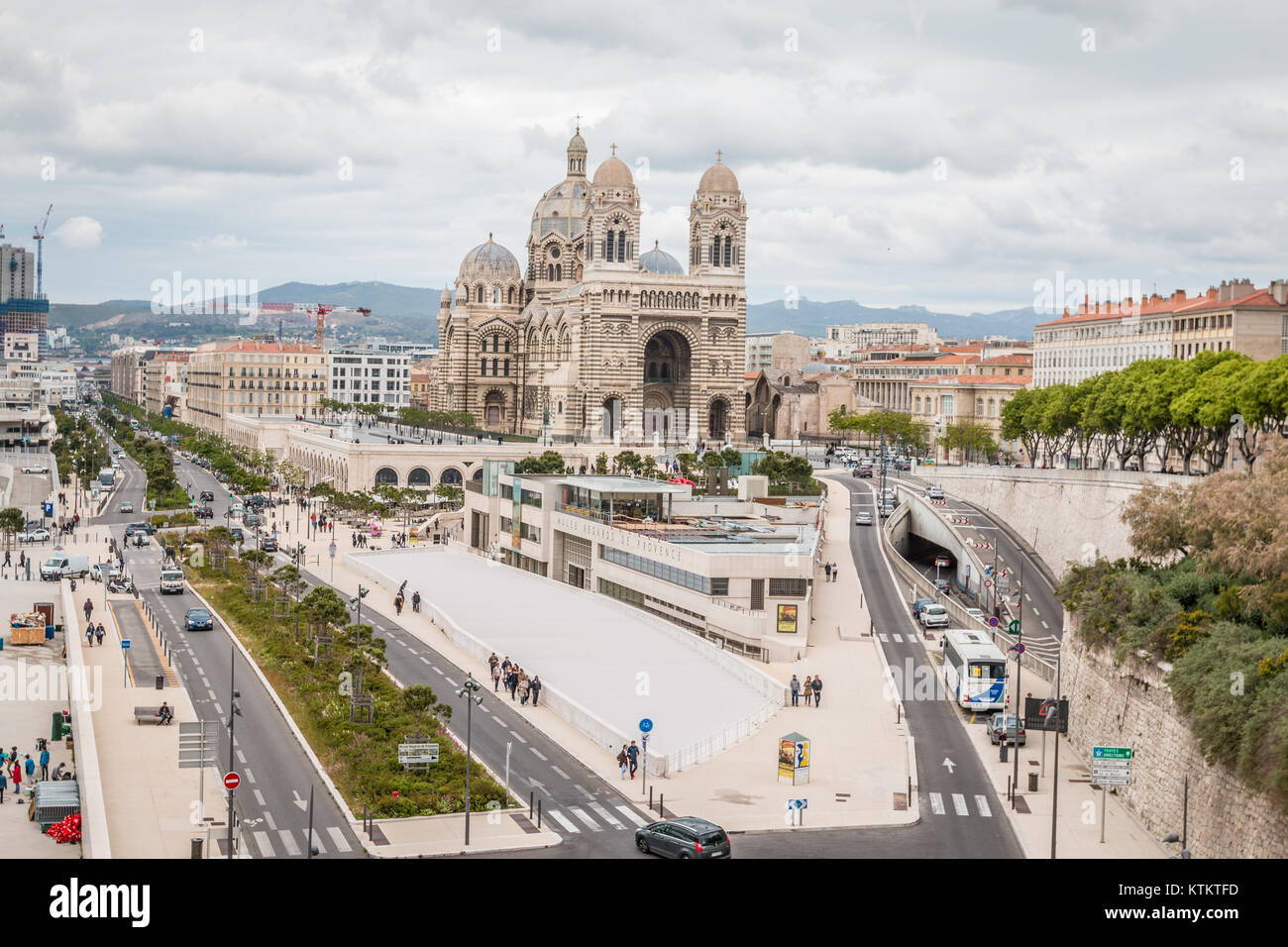 Cathédrale de Marseille Banque D'Images