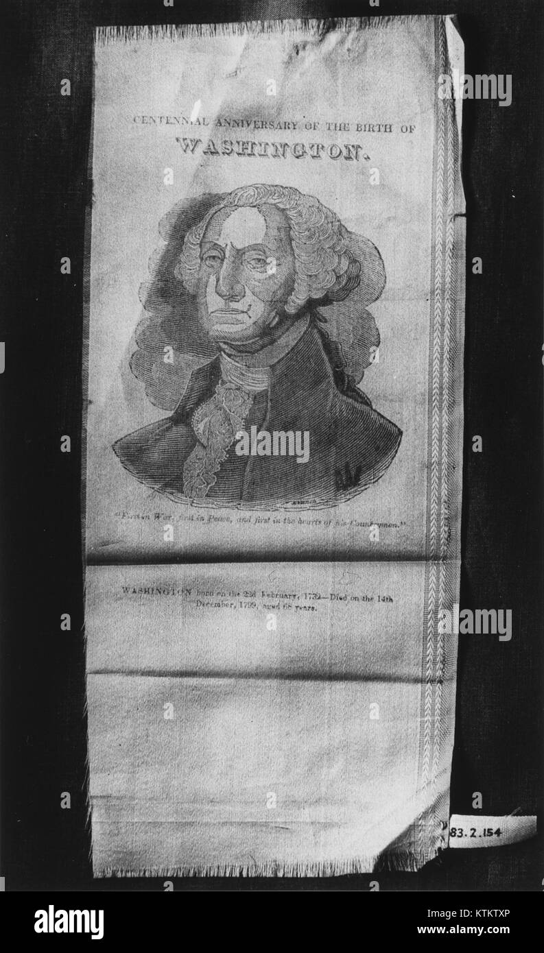 L'insigne de George Washington est un artefact historique de la collection du Metropolitan Museum of Art. Il est associé à George Washington et possède une importance culturelle et historique en tant que symbole du leadership et de l'histoire américaine. Banque D'Images