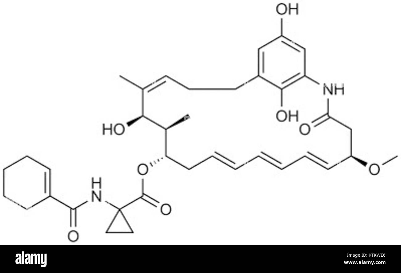 La Cytotriénine A est un composé chimique impliqué dans la recherche biologique. Il est souvent étudié pour ses effets thérapeutiques potentiels, notamment dans le domaine de l'immunologie et de la médecine. Il a diverses applications dans le développement de médicaments. Banque D'Images