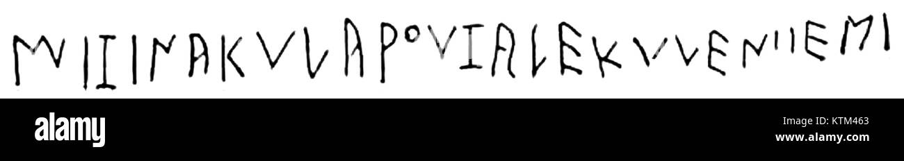 L'inscription du brûleur d'encens Bucchero est un artefact historique révisé qui montre l'importance de la poterie Bucchero dans la culture étrusque antique. L'inscription détaillée offre un aperçu de la langue étrusque, de la religion et des pratiques rituelles. Banque D'Images