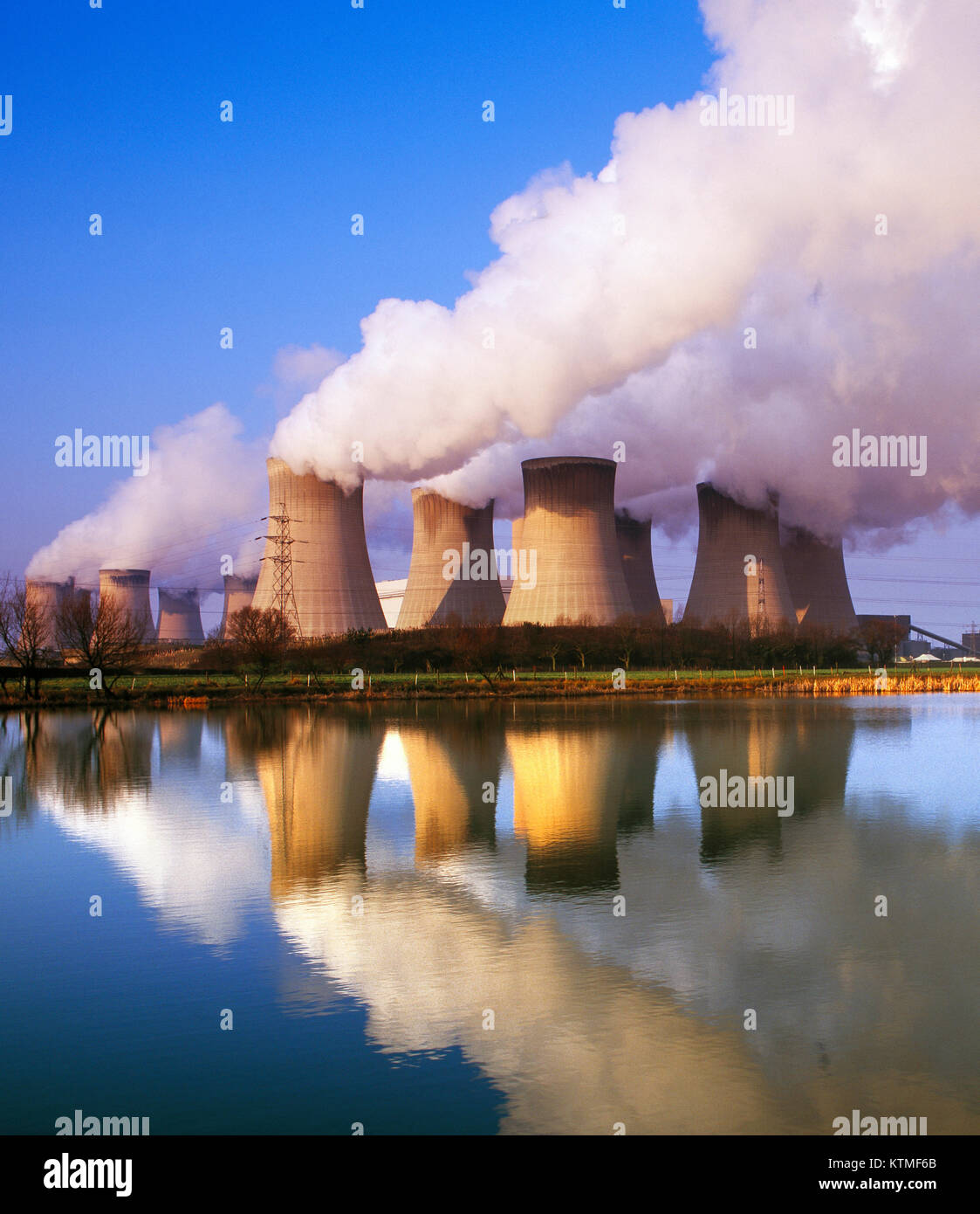 Drax thermique au charbon, Yorkshire, Angleterre, Royaume-Uni Banque D'Images