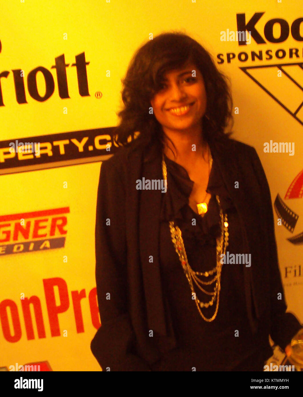 Un participant au Worldfest Houston International film Festival 2011, un événement qui célèbre les films, les cinéastes et les talents internationaux. Le festival est connu pour sa longue histoire et ses prix prestigieux. Banque D'Images