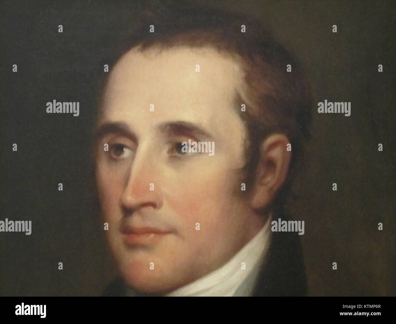 Il s'agit de Benjamin Silliman, figure américaine éminente, peut-être universitaire ou scientifique, dont le portrait est conservé à la National Portrait Gallery. Banque D'Images