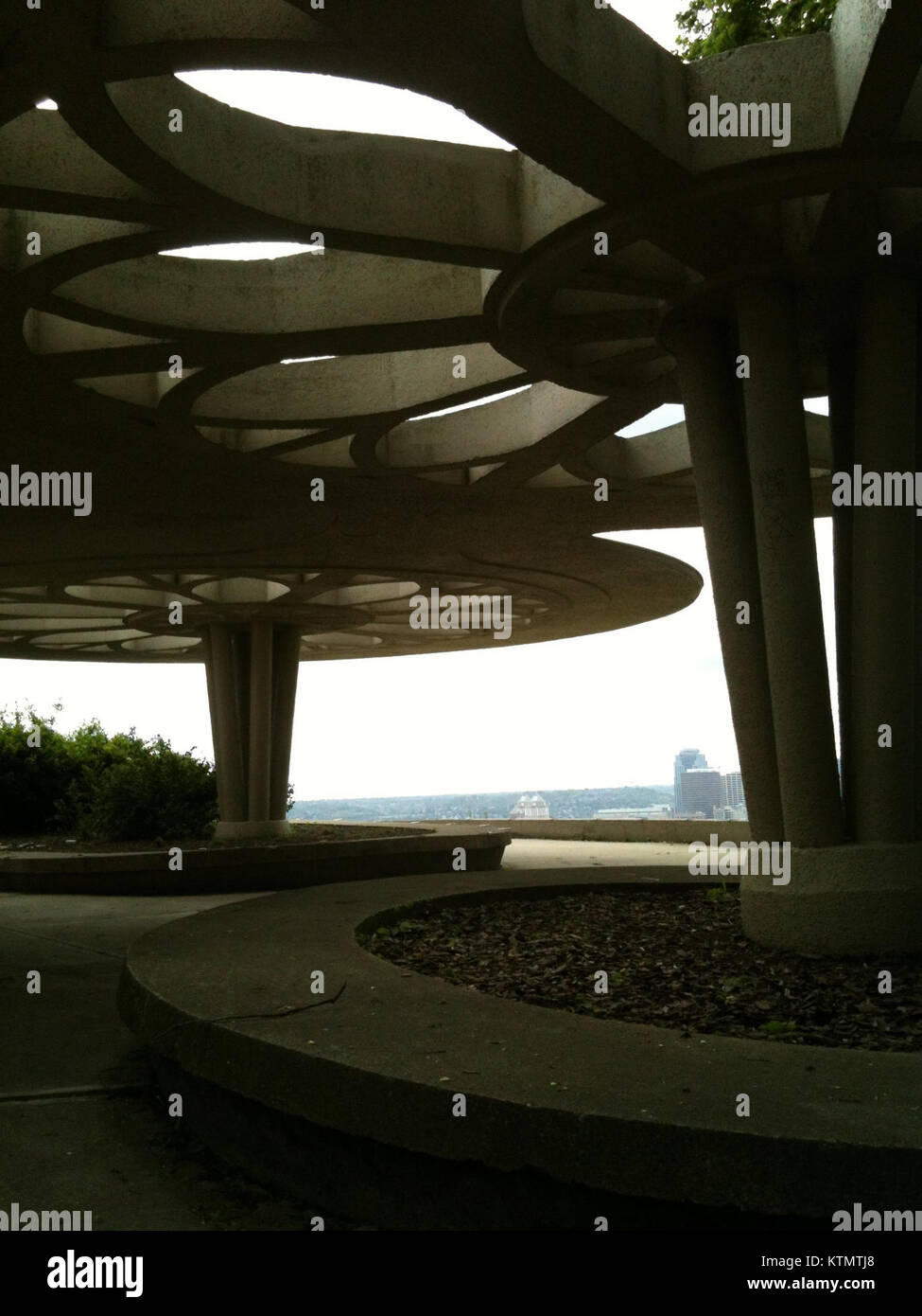 Bellevue Hill Park canopy Cincinnati, OH Banque D'Images