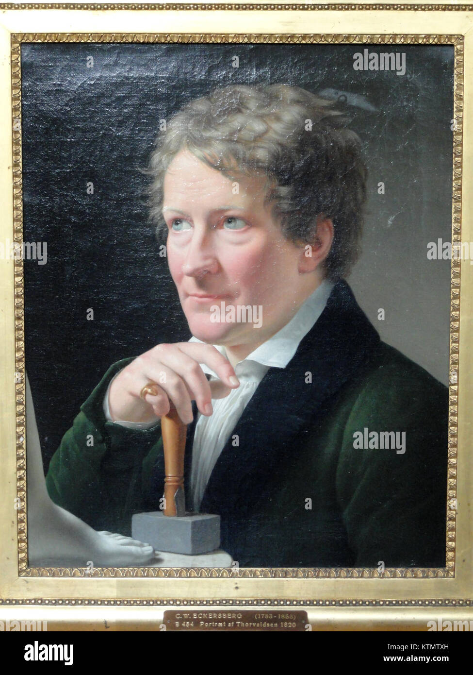 Bertel Thorvaldsen de Christoffer Wilhelm Eckersberg Musée Thorvaldsen DSC08785 Banque D'Images