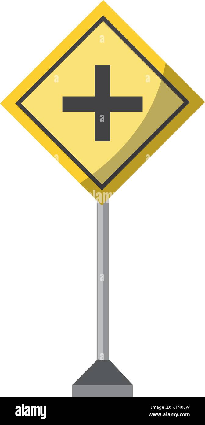 La conception des panneaux routiers d'avertissement Illustration de Vecteur