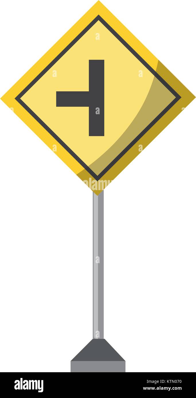 La conception des panneaux routiers d'avertissement Illustration de Vecteur