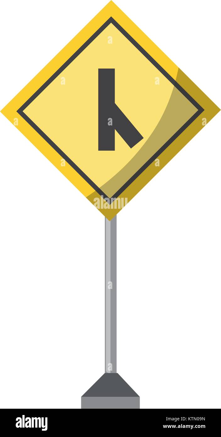 La conception des panneaux routiers d'avertissement Illustration de Vecteur