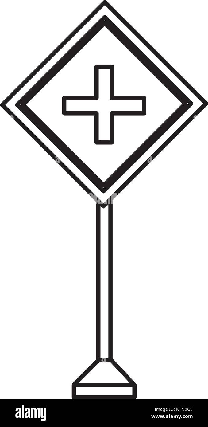 La conception des panneaux routiers d'avertissement Illustration de Vecteur