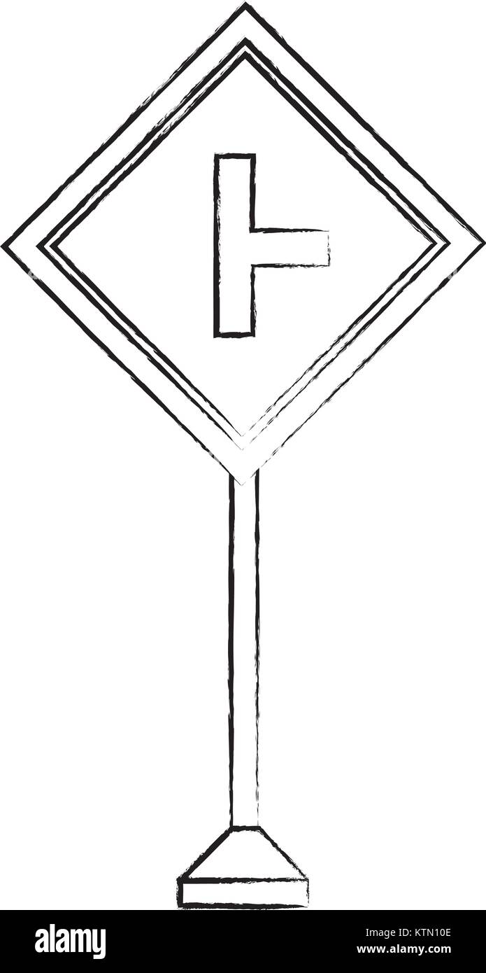 La conception des panneaux routiers d'avertissement Illustration de Vecteur