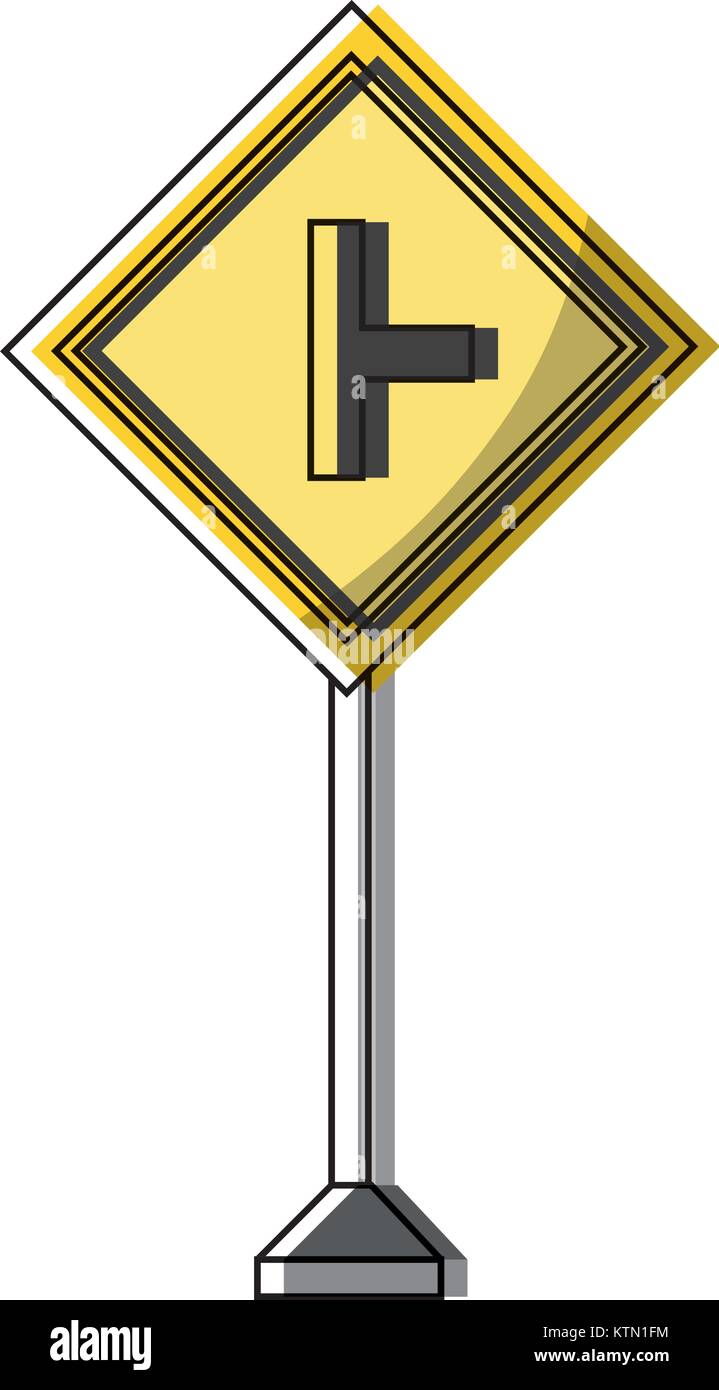 La conception des panneaux routiers d'avertissement Illustration de Vecteur